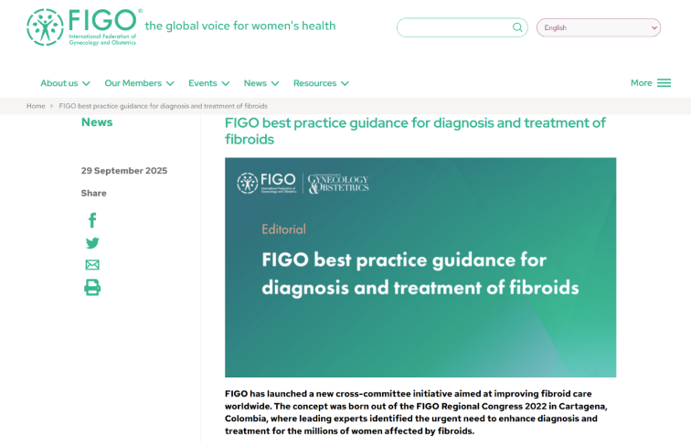 中国原创、世界领先!重庆海扶团队聚焦超声消融技术进入国际妇产科学联盟(FIGO)全球指南